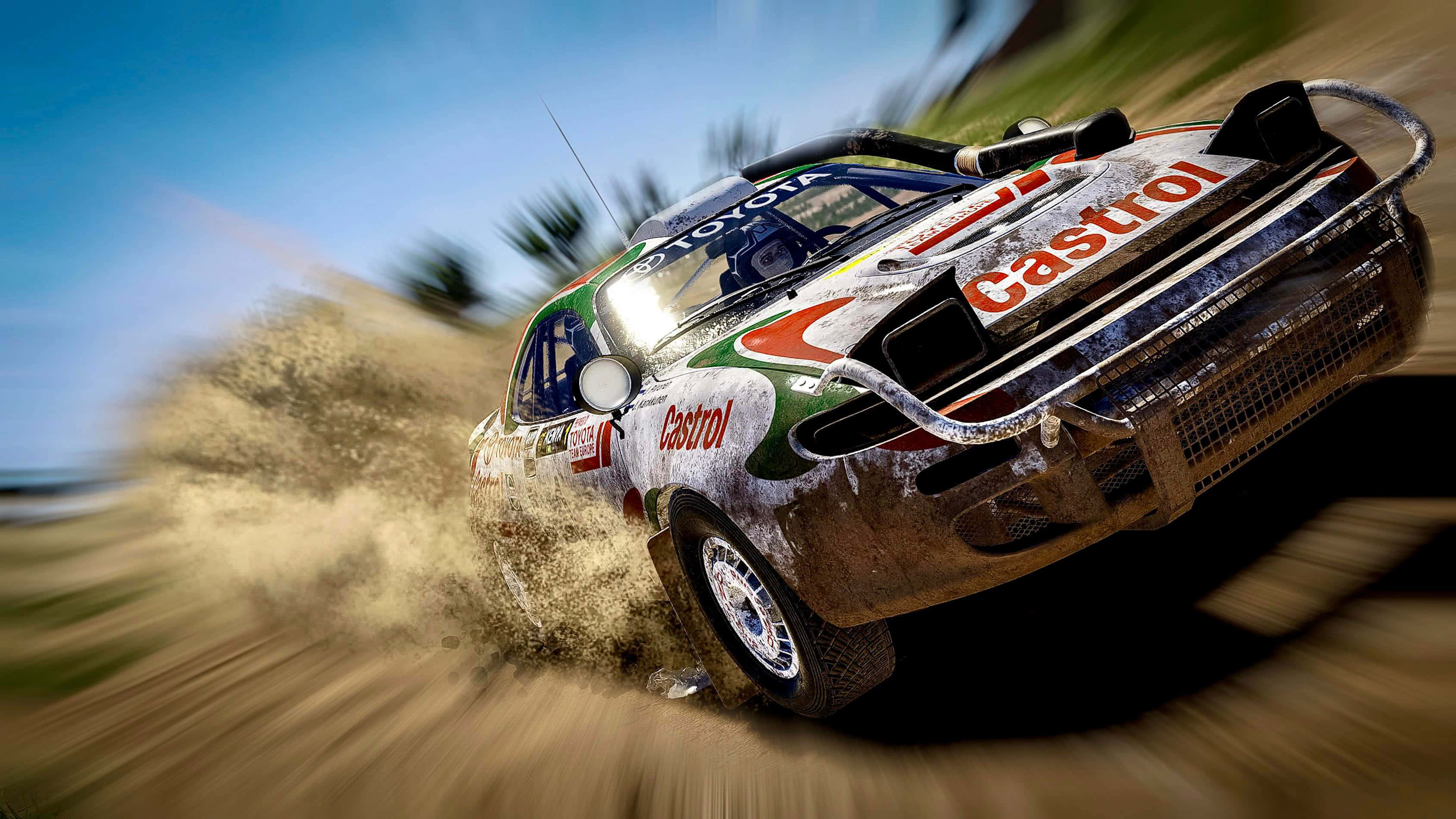 Toyota Celica, rally car, dirt, 2K Desktop Wallpaper