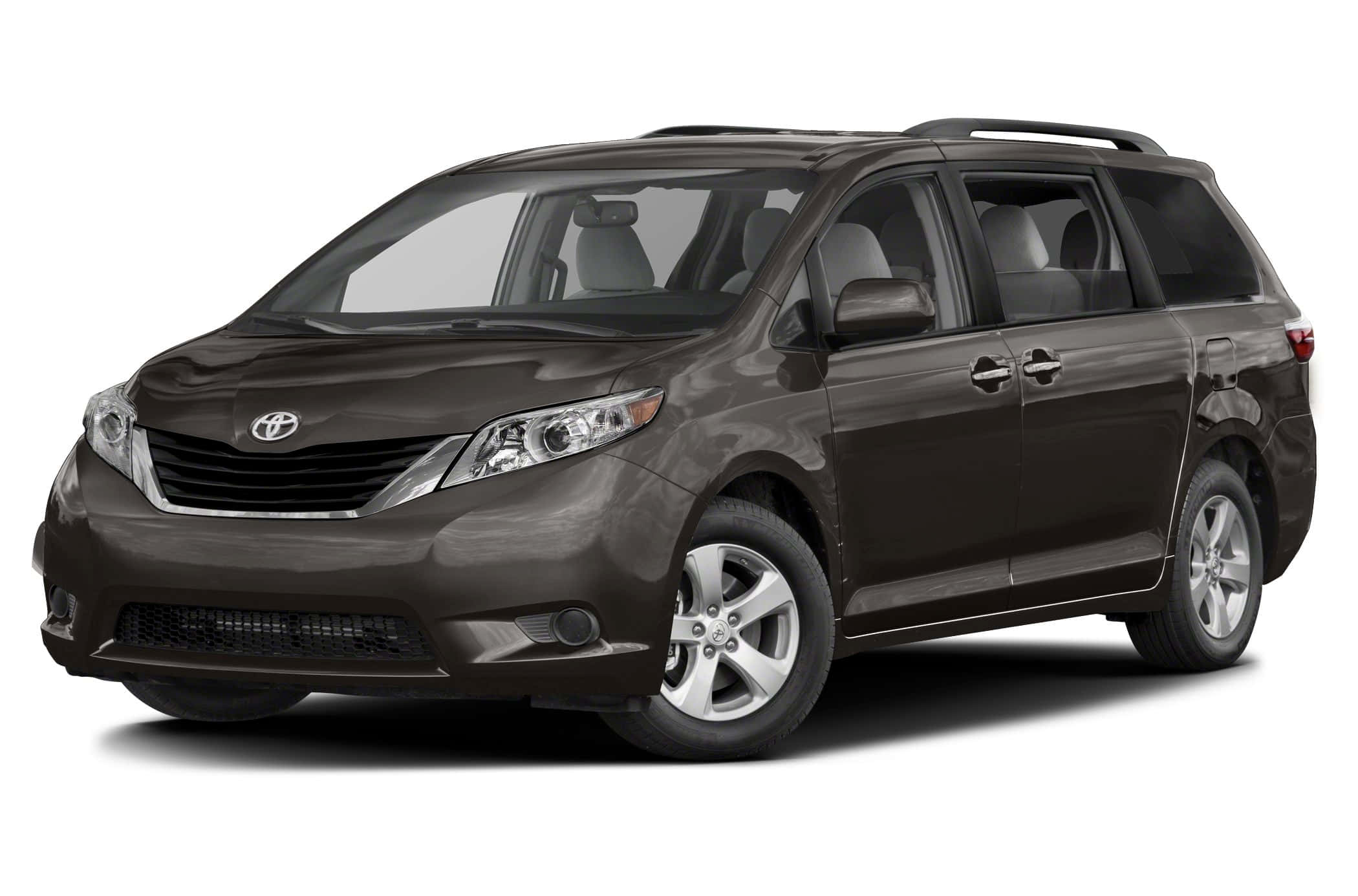 Toyota Sienna, brown, silver alloy wheels, Full HD Desktop Wallpaper