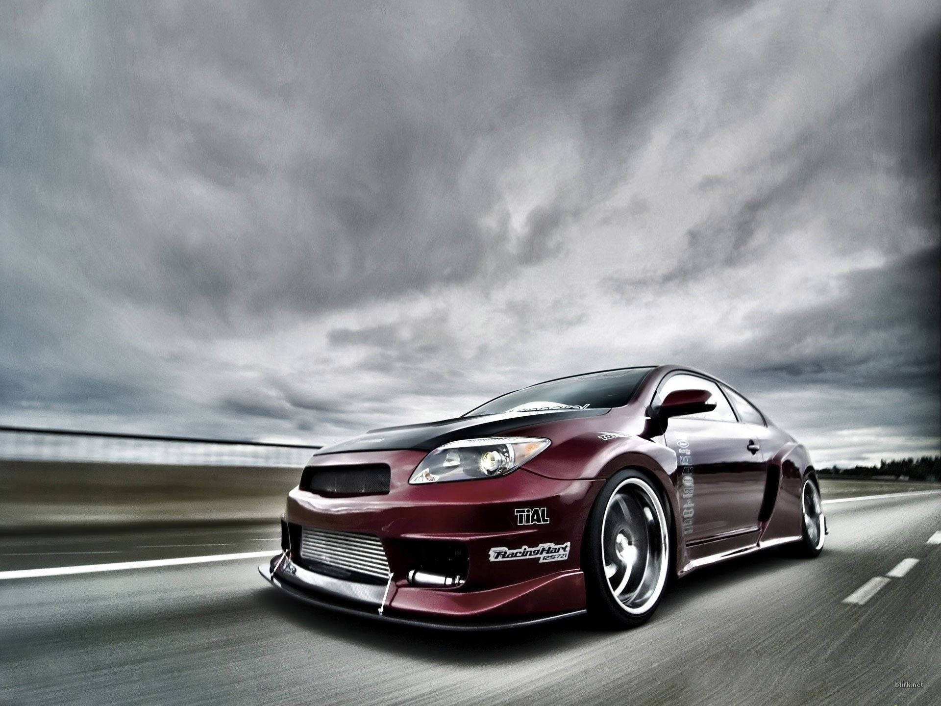 maroon, Toyota, sedan, Full HD Desktop Wallpaper