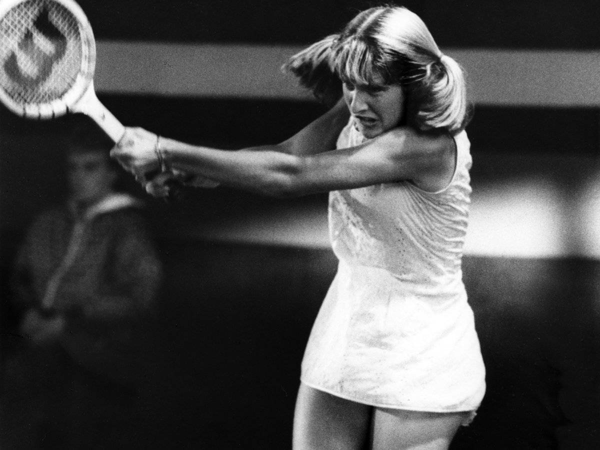 Tracy Austin, black and white, female tennis player, SD Desktop Wallpaper
