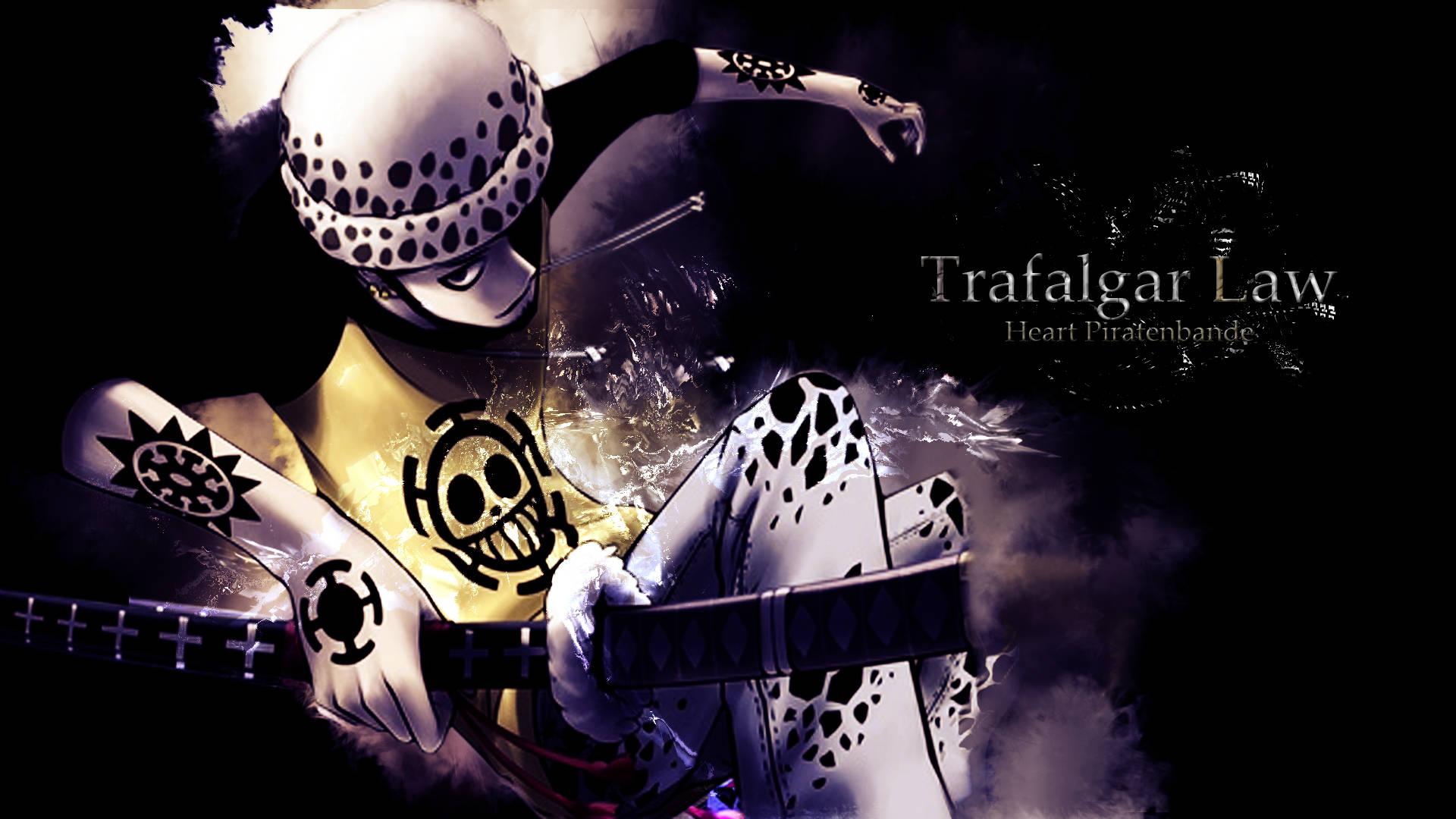 Trafalgar Law, One Piece, anime character, Full HD Desktop Wallpaper