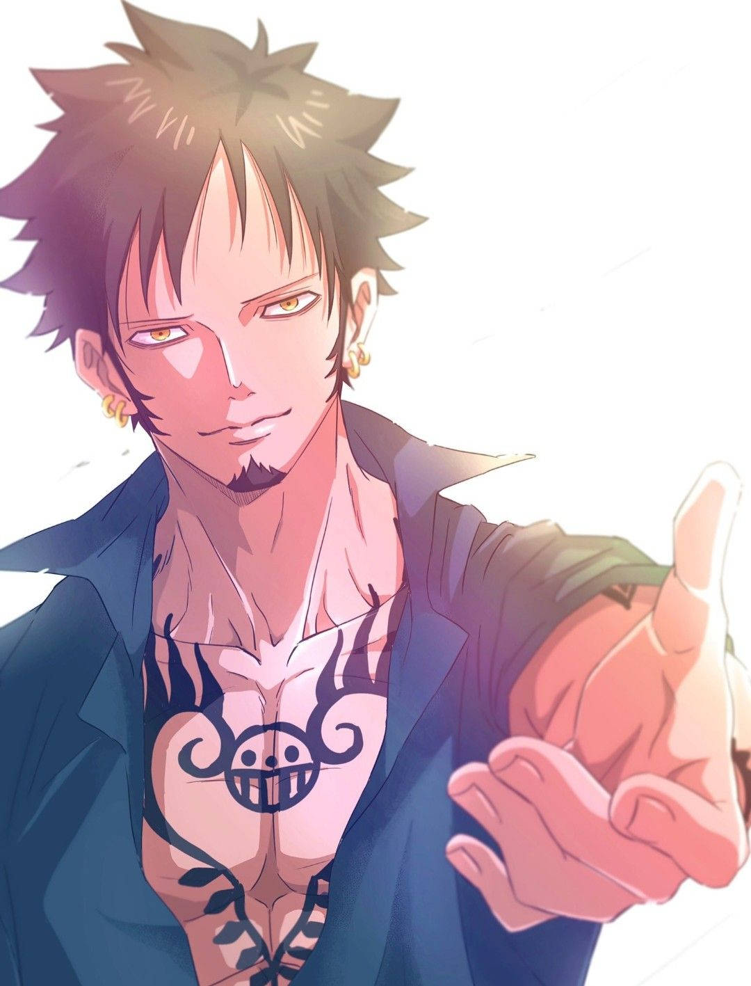 Trafalgar Law, One Piece, spiky hair, HD Phone Wallpaper