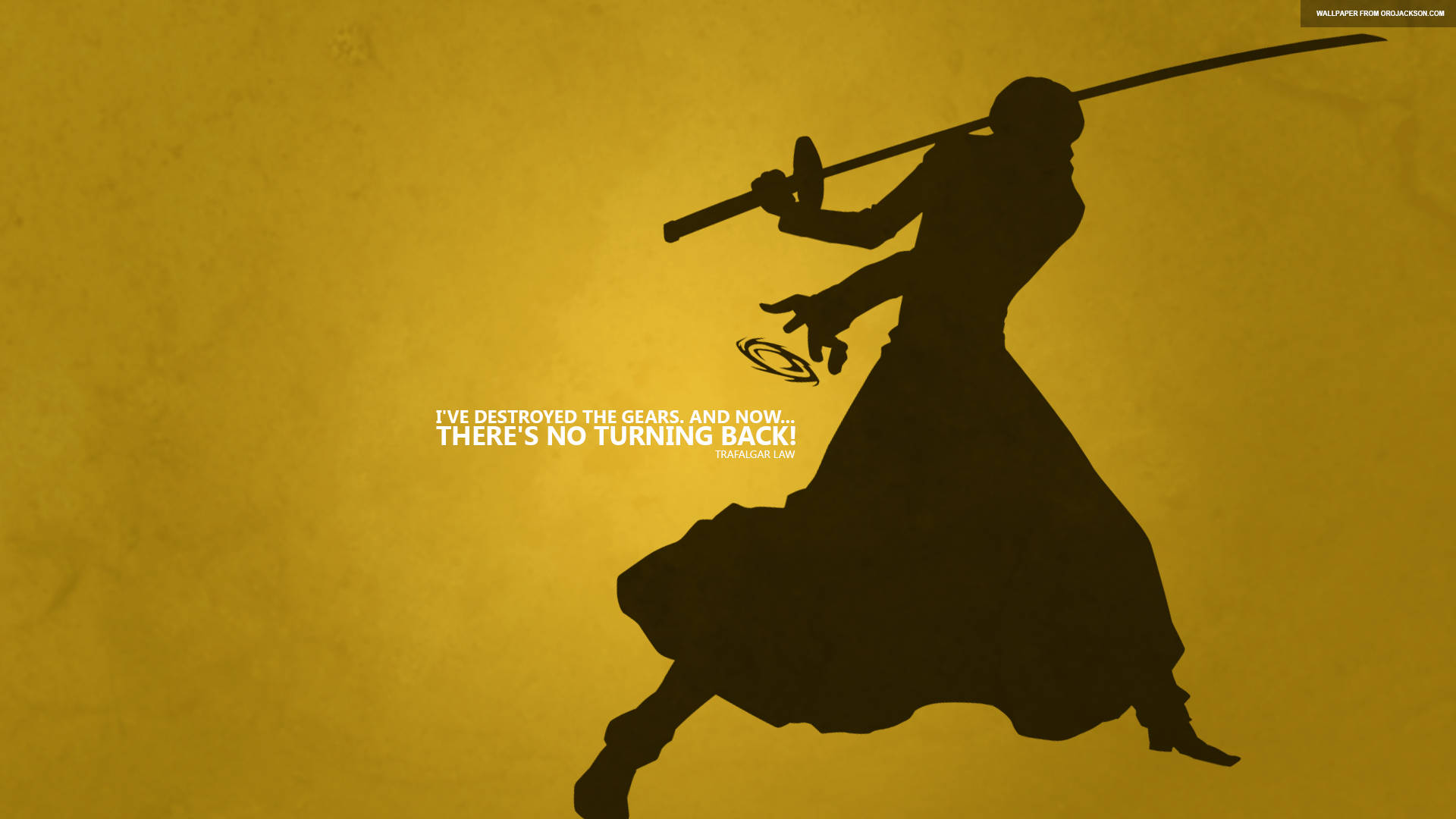 Trafalgar Law, silhouette, swordsman, Full HD Desktop Wallpaper