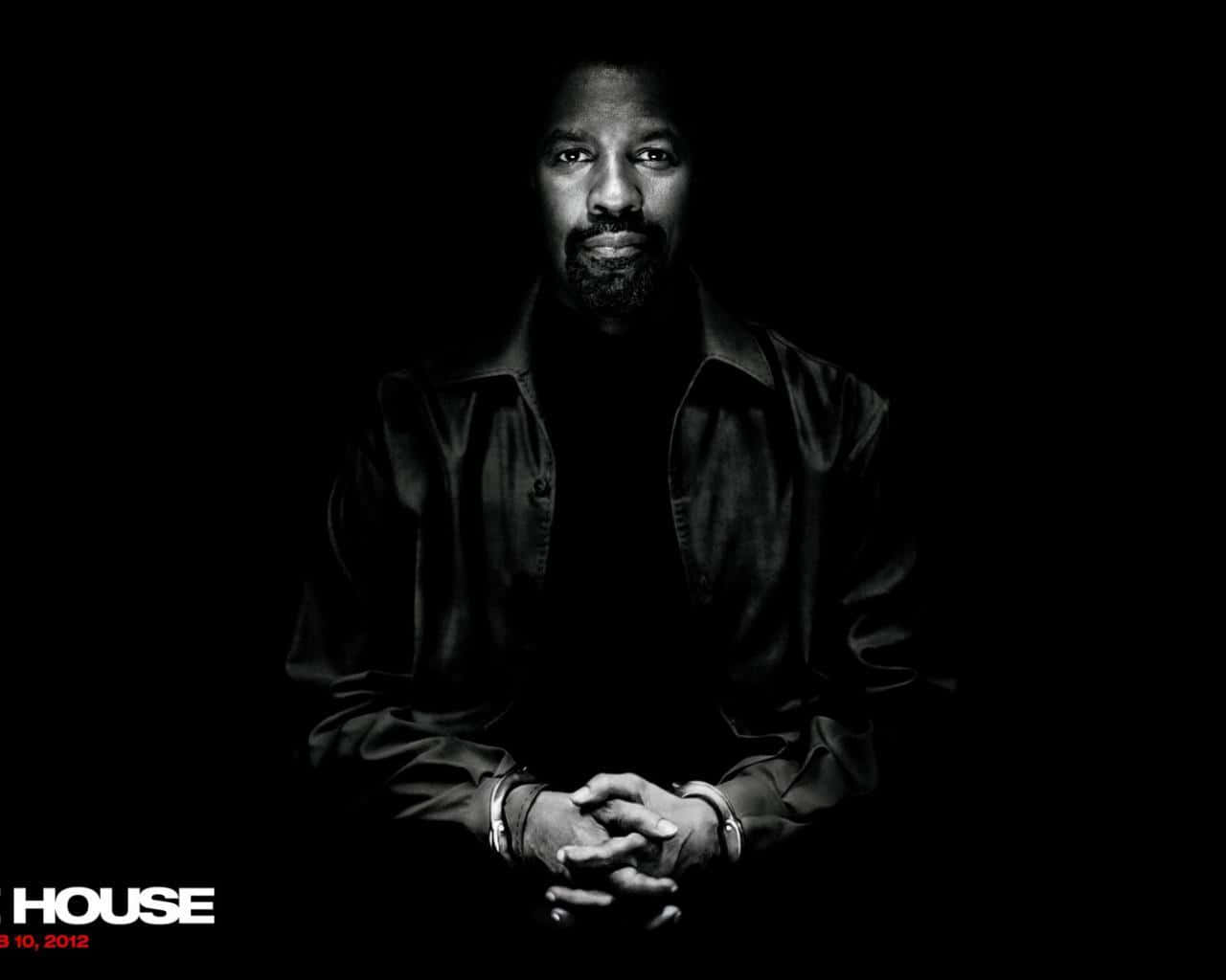 Training Day, black and white portrait, man with a beard, HD Desktop Wallpaper