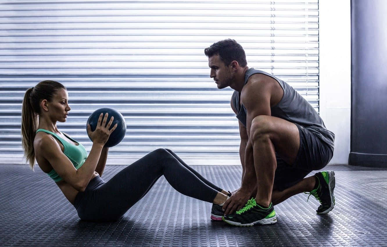 fitness training, personal trainer, medicine ball, HD Desktop Wallpaper