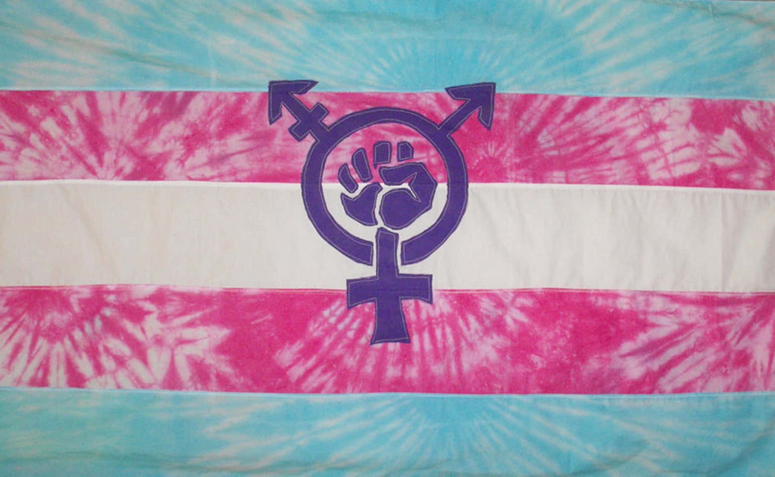 Trans Flag, tie-dye, pink white and blue stripes, HD Desktop Wallpaper