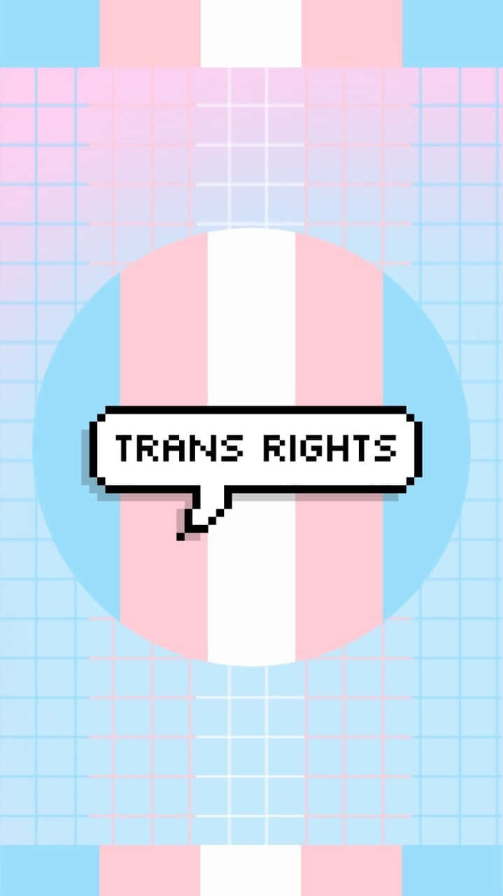 trans flag, trans rights, pixel art, HD Phone Wallpaper