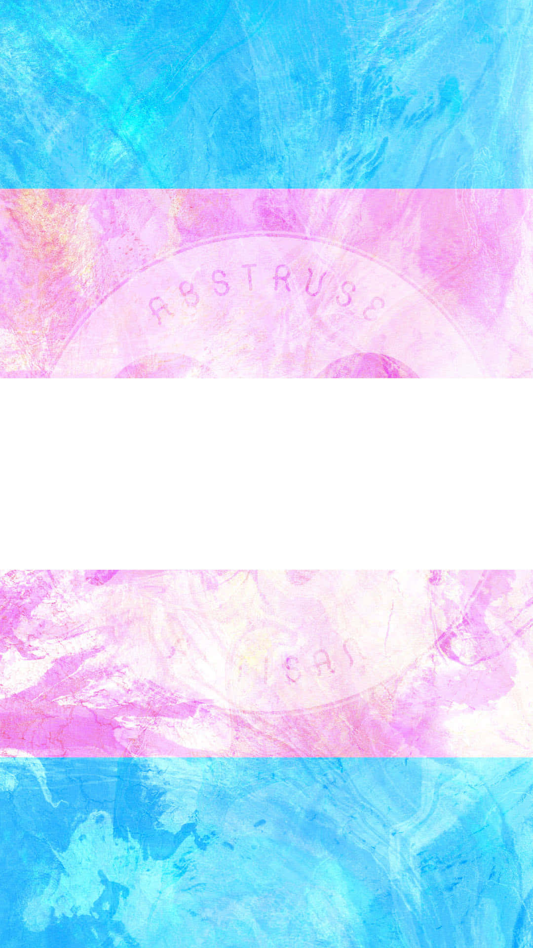 pink and blue flag, white background, abstract watercolor artwork, Full HD Phone Wallpaper