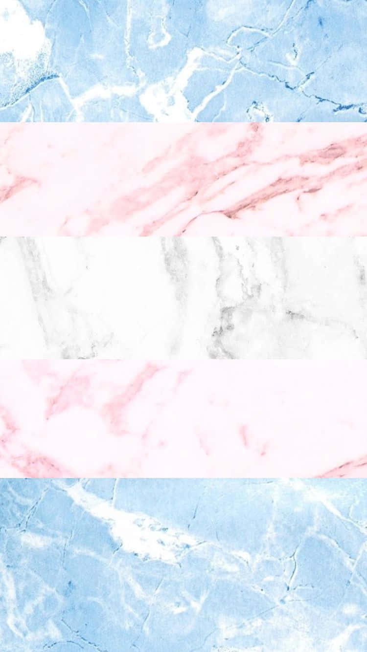 marble, transgender flag, pastel blue, HD Phone Wallpaper