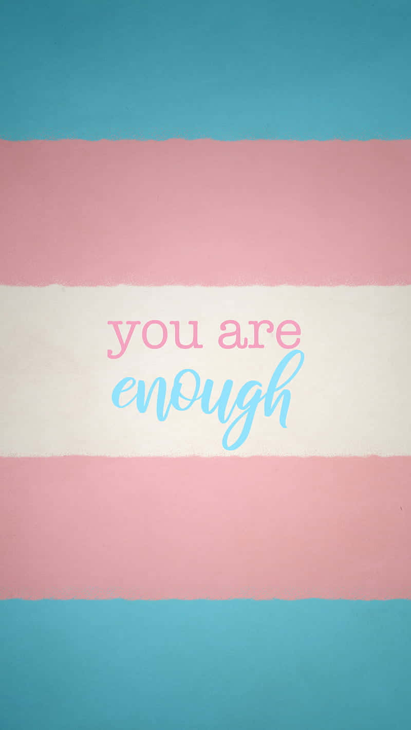 Trans flag, torn edges, pink and blue script, HD Phone Wallpaper