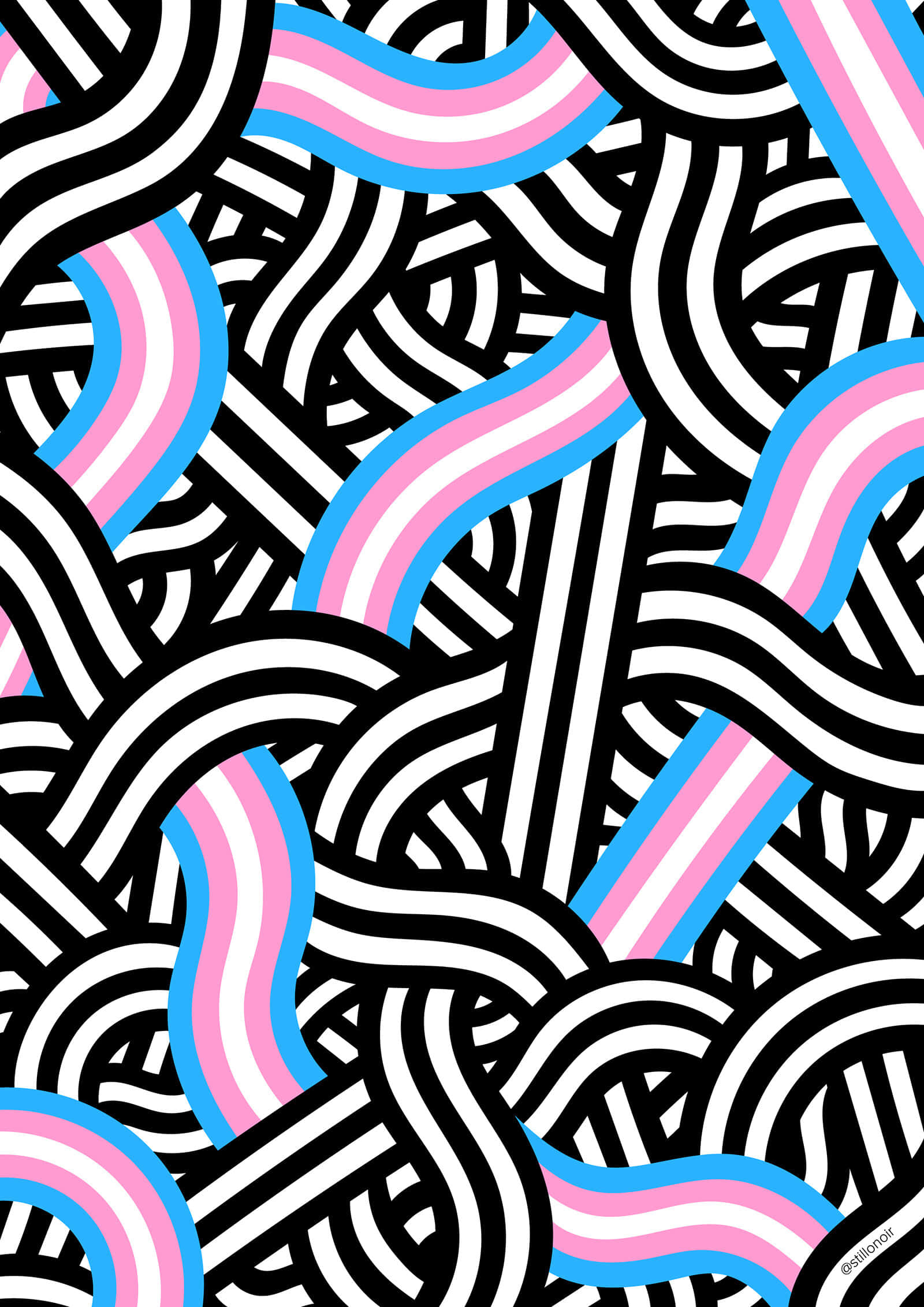 Trans Pride, black, white, Full HD Phone Wallpaper