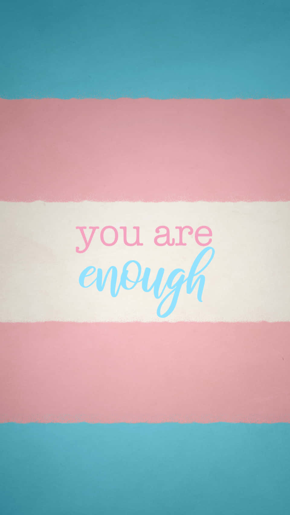 trans flag, torn paper texture, pink and blue script, HD Phone Wallpaper