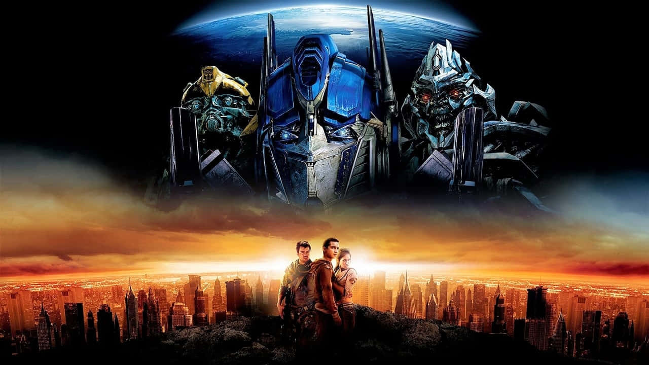 Transformers Dusk, giant robots, cityscape, HD Desktop Wallpaper