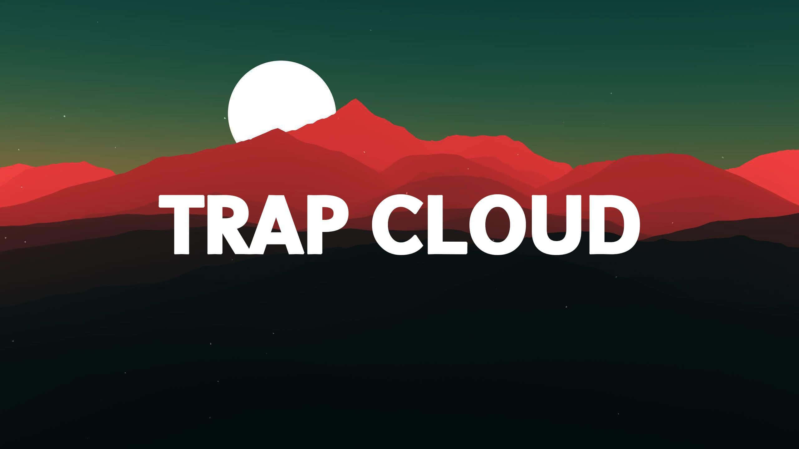 Trap Cloud, mountain range, red, 2K Desktop Wallpaper