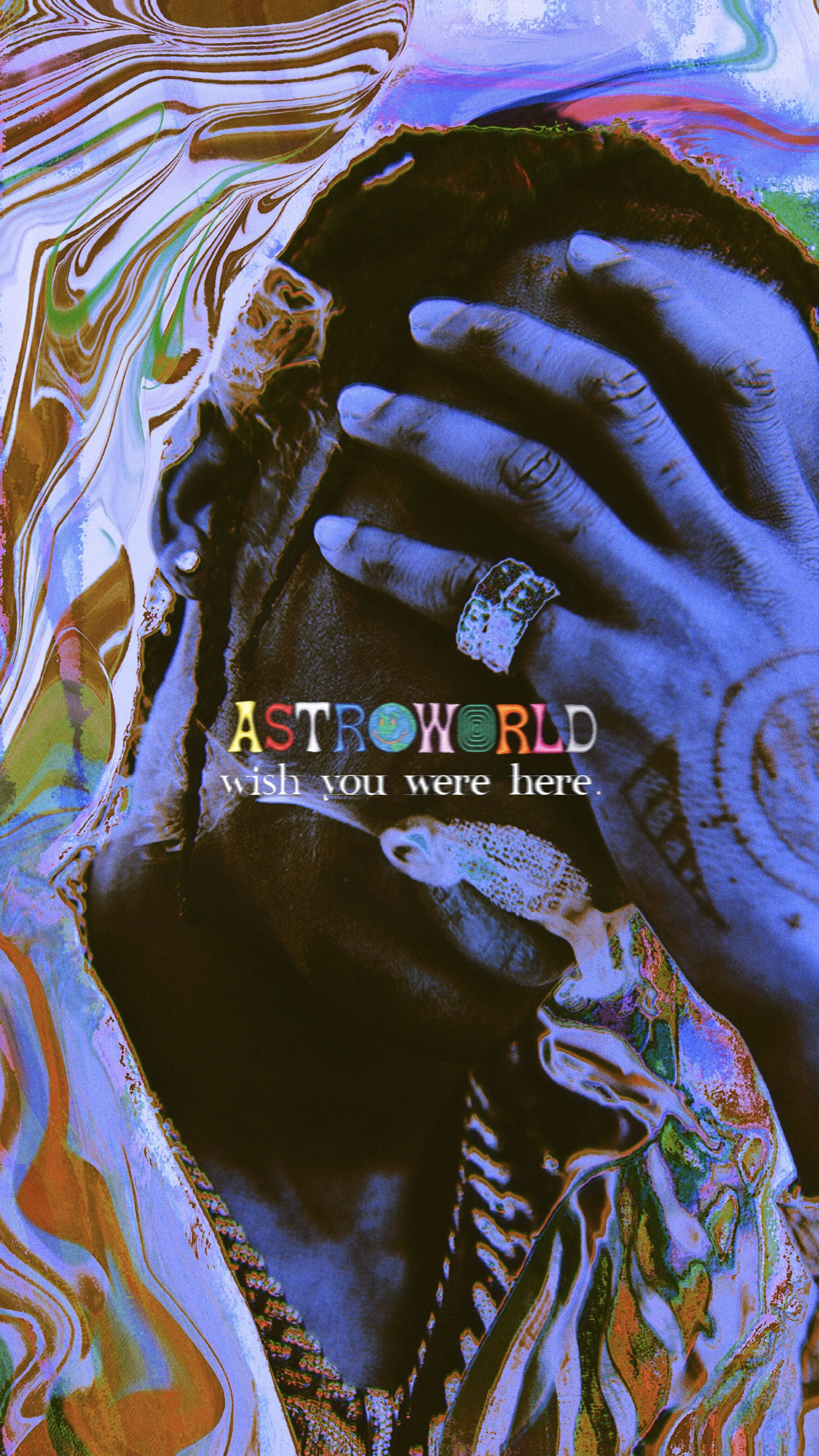 Travis Scott Astroworld, ASTROWORLD, psychedelic, 4K Phone Wallpaper