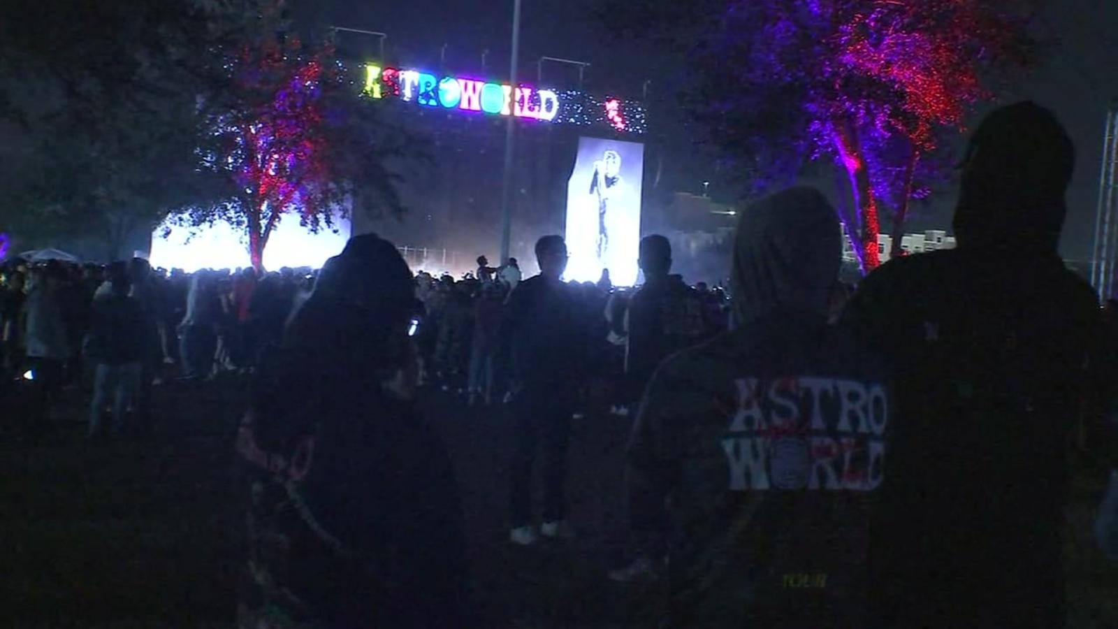 Travis Scott Astroworld, AstroWorld sign, colorful lights, HD Desktop Wallpaper
