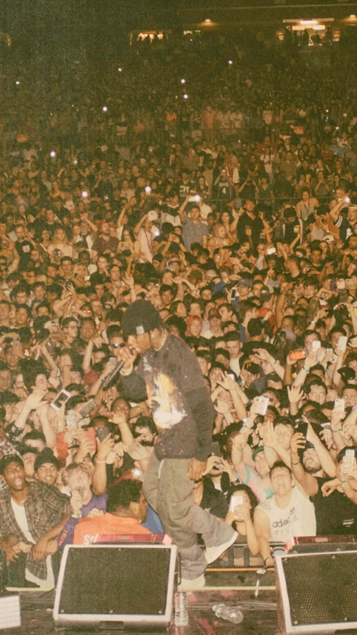 Travis Scott Concert, night, stage, Full HD Phone Wallpaper
