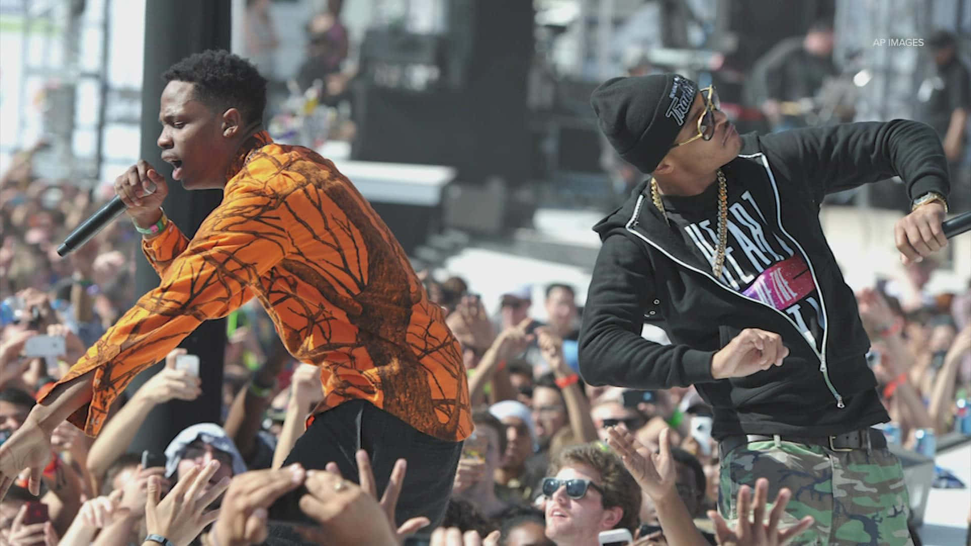 Travis Scott Concert, rapper, stage, Full HD Desktop Wallpaper