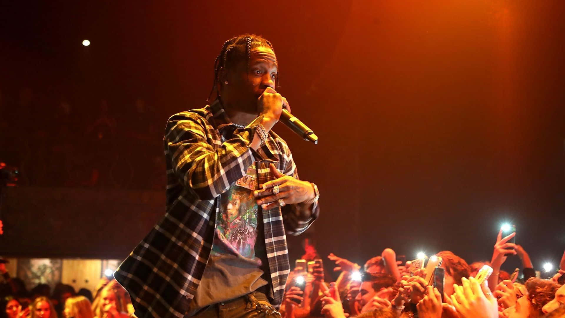 Travis Scott, concert, stage, Full HD Desktop Wallpaper