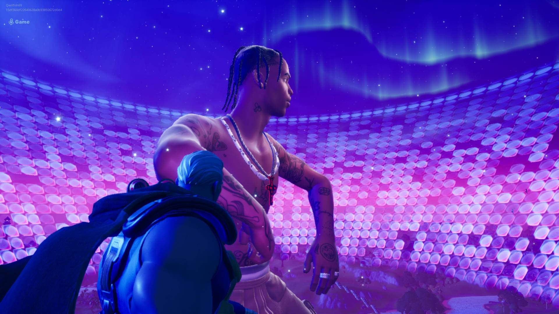 Fortnite, Travis Scott, tattooed, Full HD Desktop Wallpaper