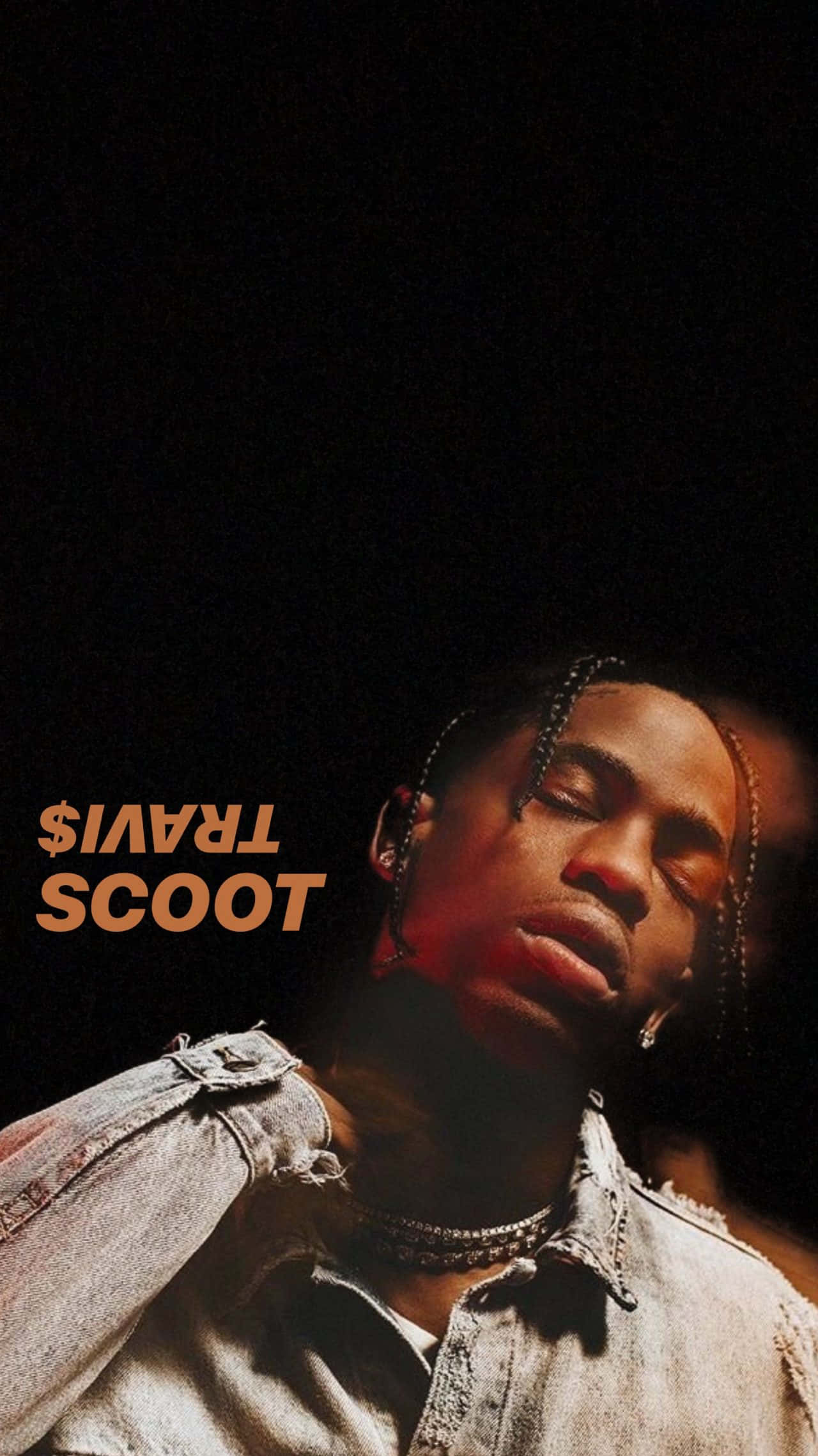 Travis Scott, iPhone, denim jacket, Full HD Phone Wallpaper
