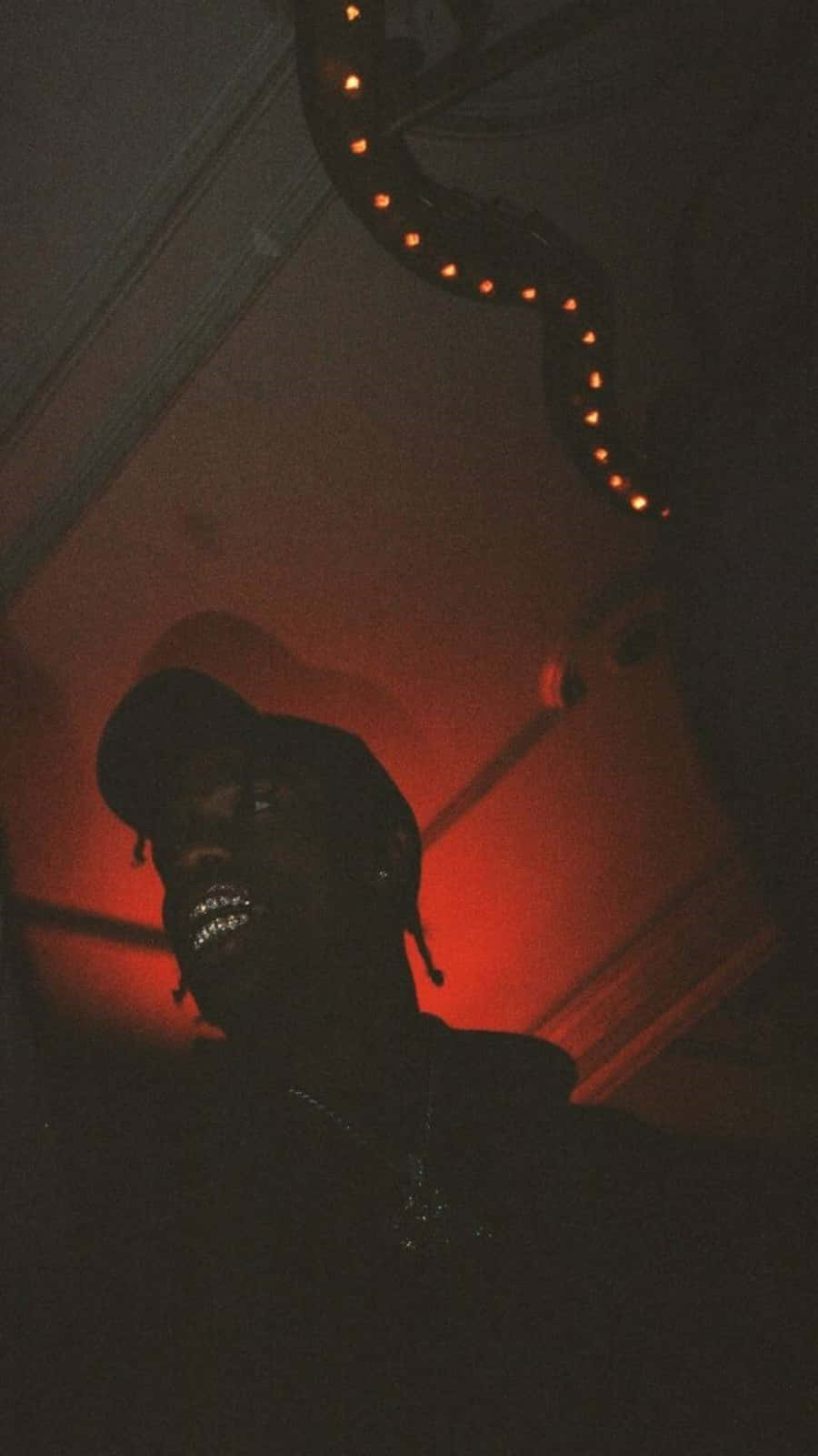 Travis Scott, iPhone, glittering grill, HD Phone Wallpaper