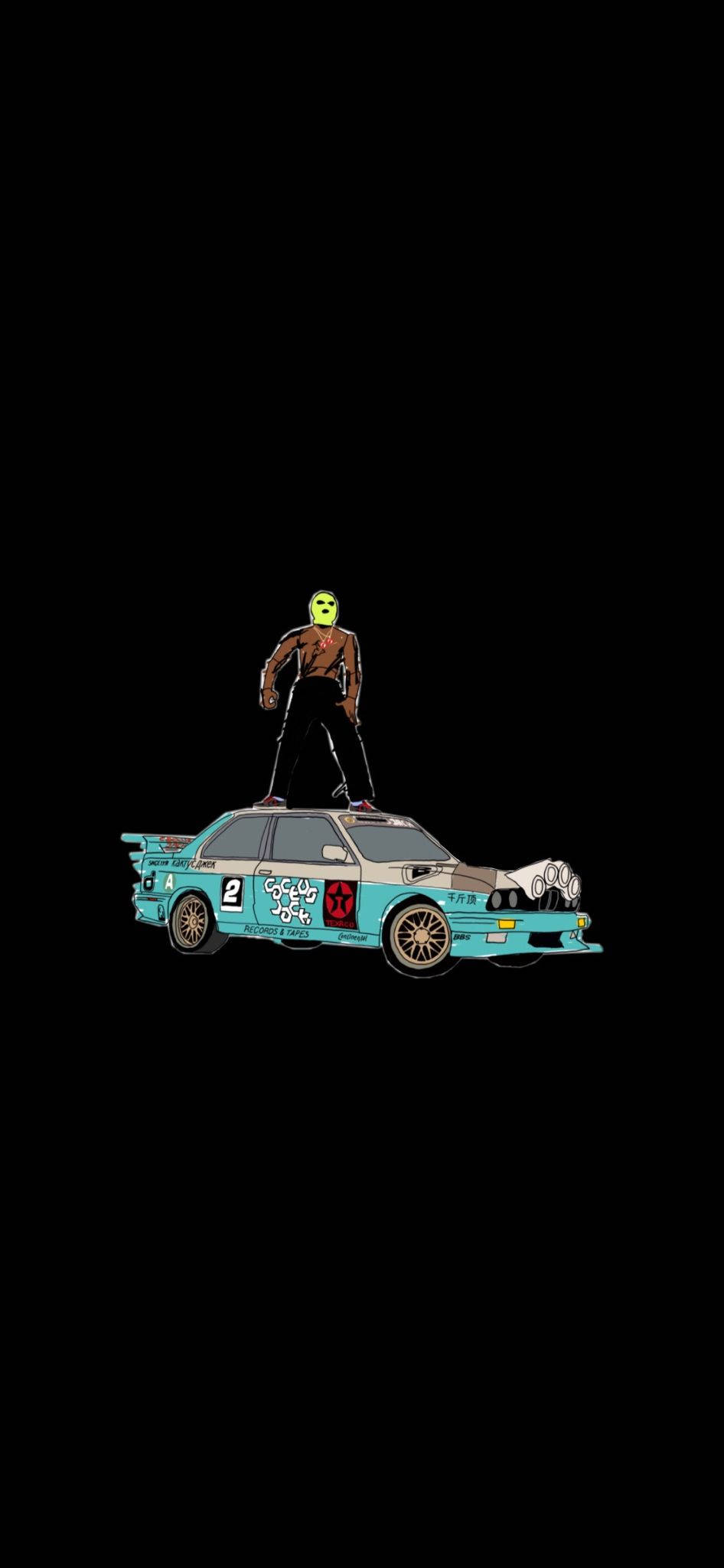 Travis Scott Jack Boys, teal, beige, Full HD Phone Wallpaper