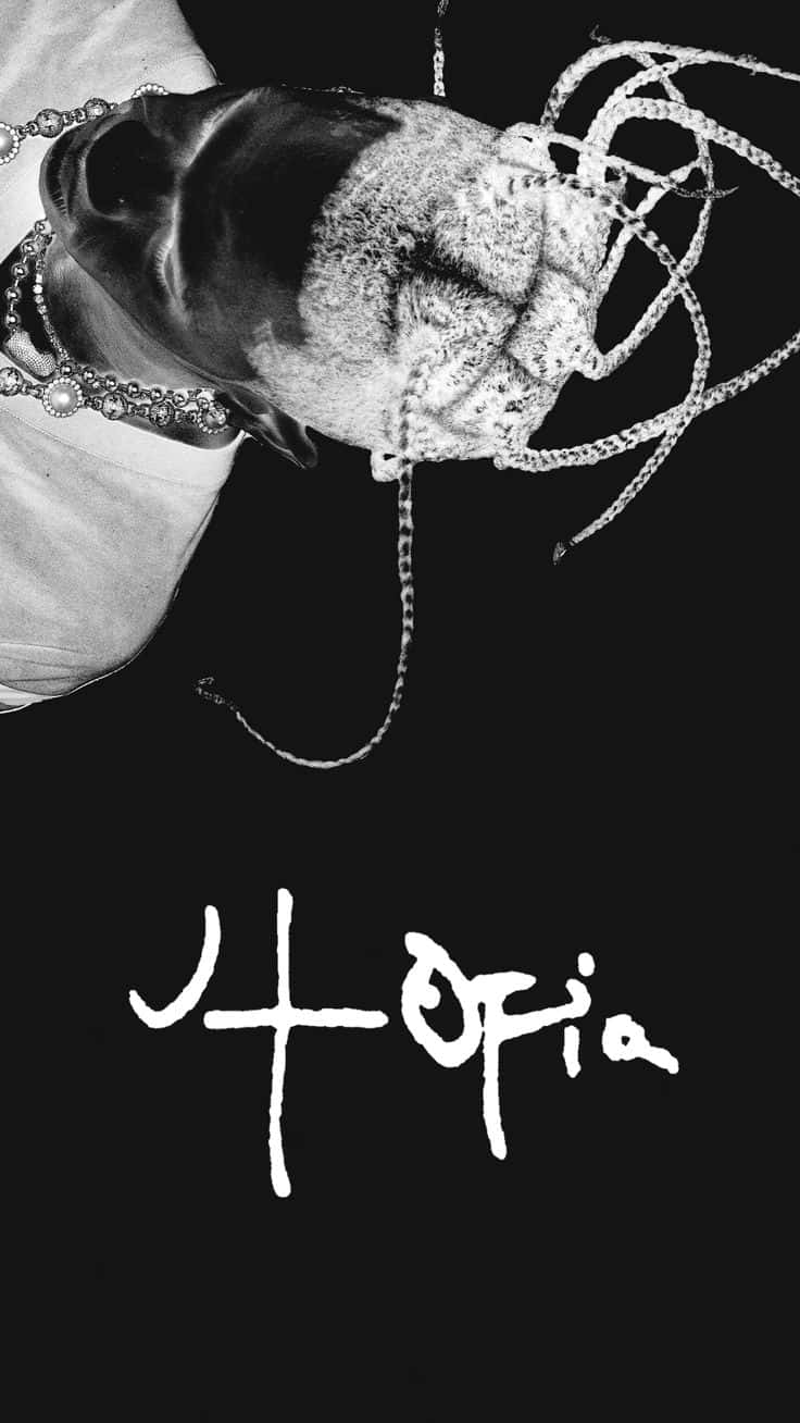 Travis Scott Utopia, black and white portrait, braided hair, HD Phone Wallpaper