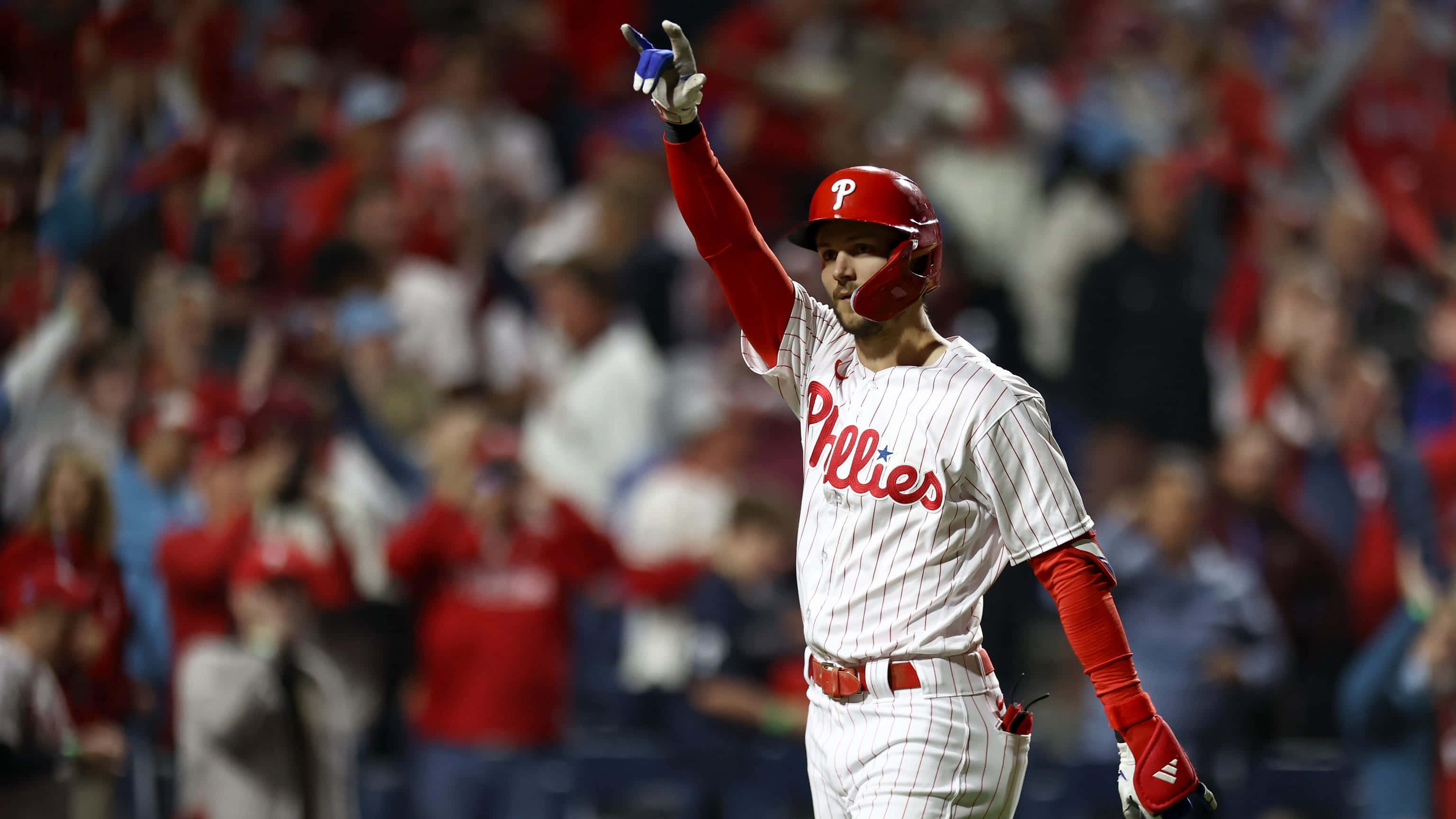 Trea Turner, Phillies, red and white uniform, 2K Desktop Wallpaper