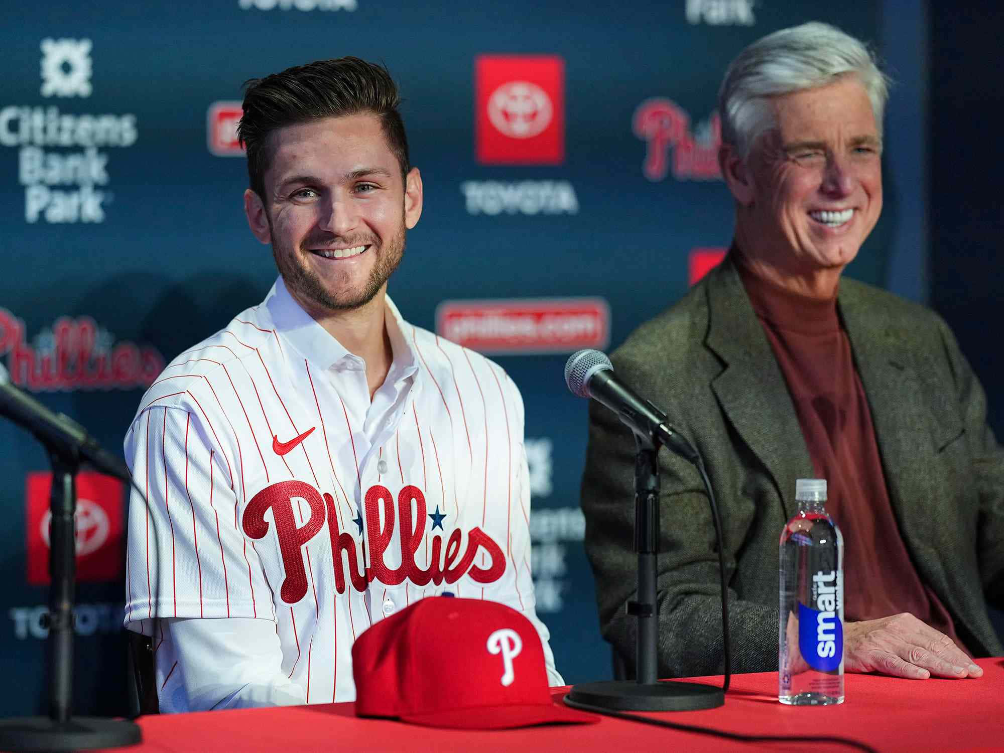 Trea Turner, Phillies, press conference, Full HD Desktop Wallpaper