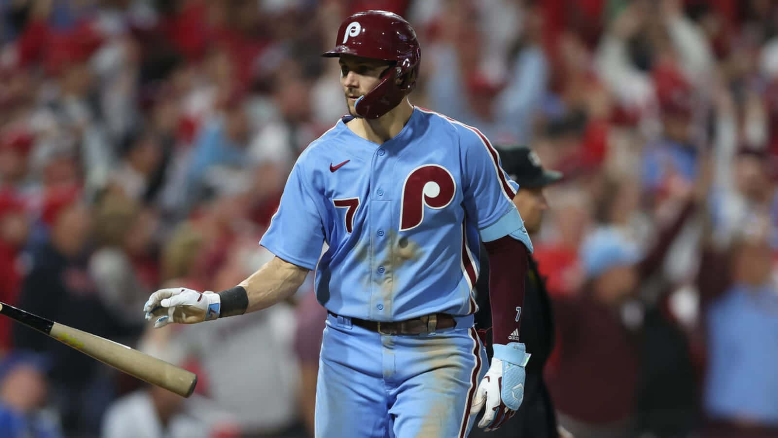 Trea Turner, Phillies, light blue uniform, HD Desktop Wallpaper
