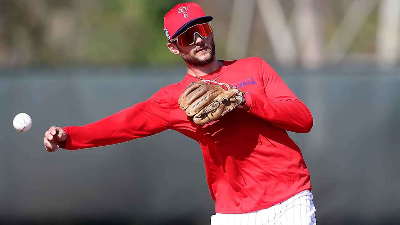 Trea Turner, Phillies, red Philly gear, HD Desktop Wallpaper