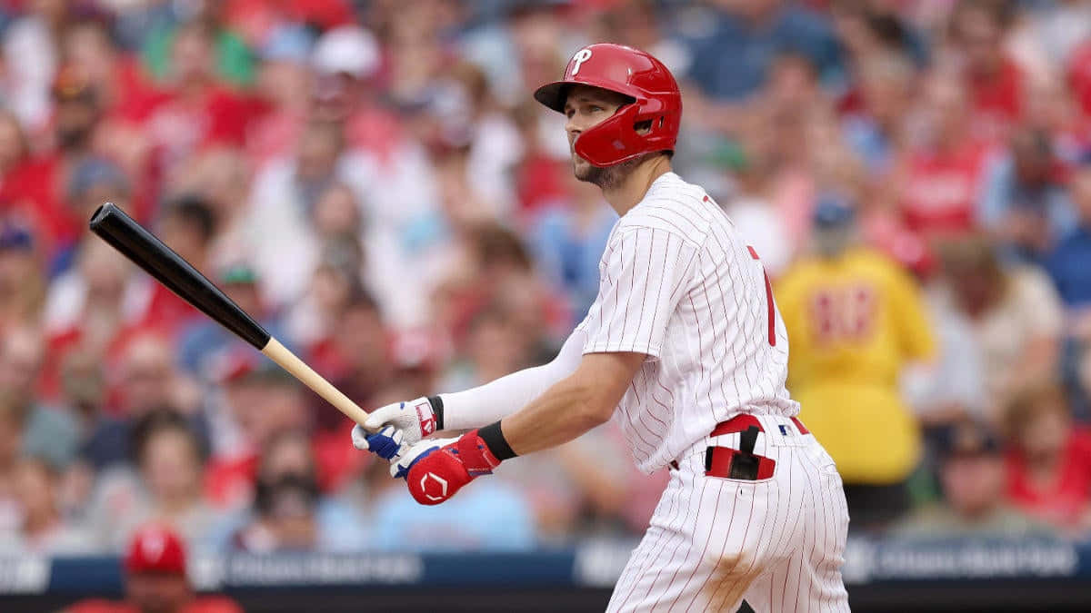 Trea Turner, Phillies, red helmet, SD Desktop Wallpaper