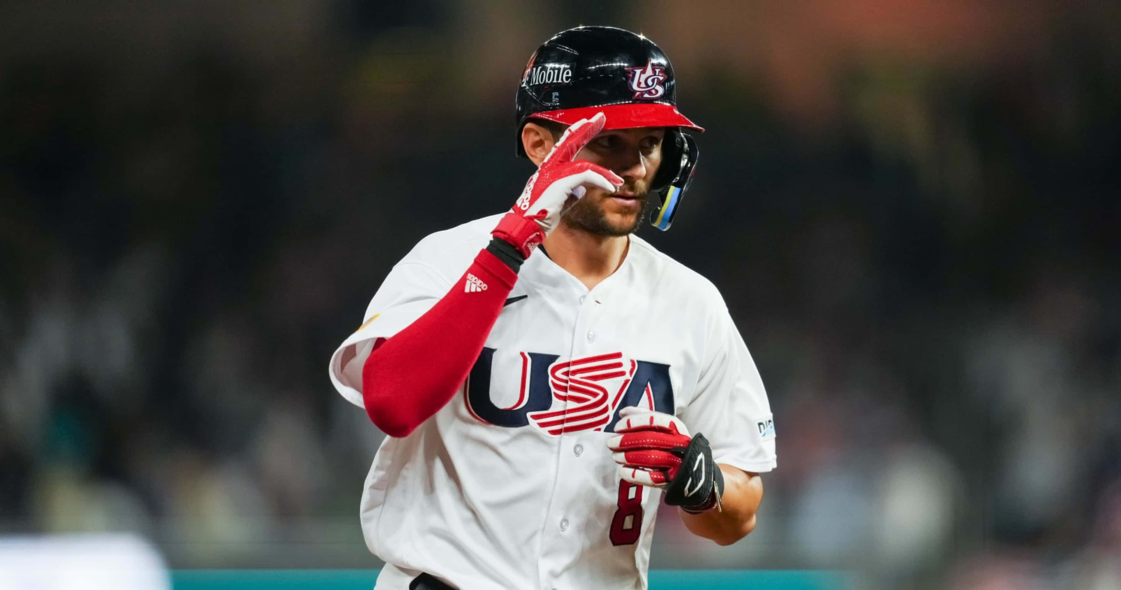 Trea Turner, Team U S A, white uniform, 2K Desktop Wallpaper