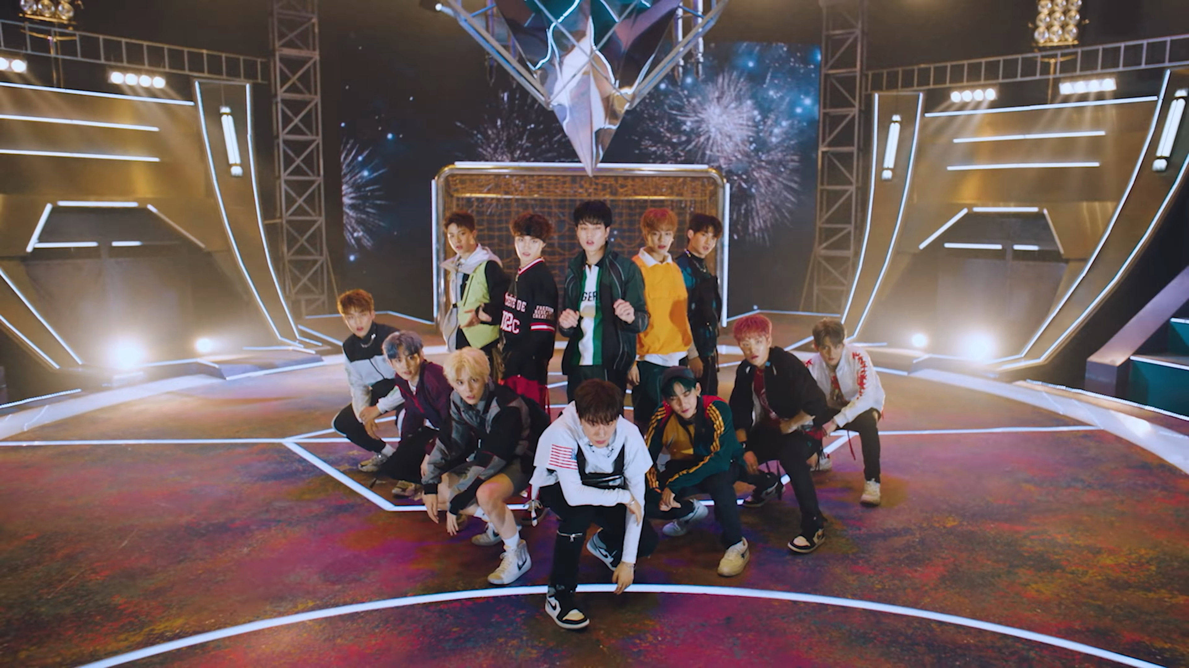 Treasure, K-pop group, futuristic stage, 4K Desktop Wallpaper