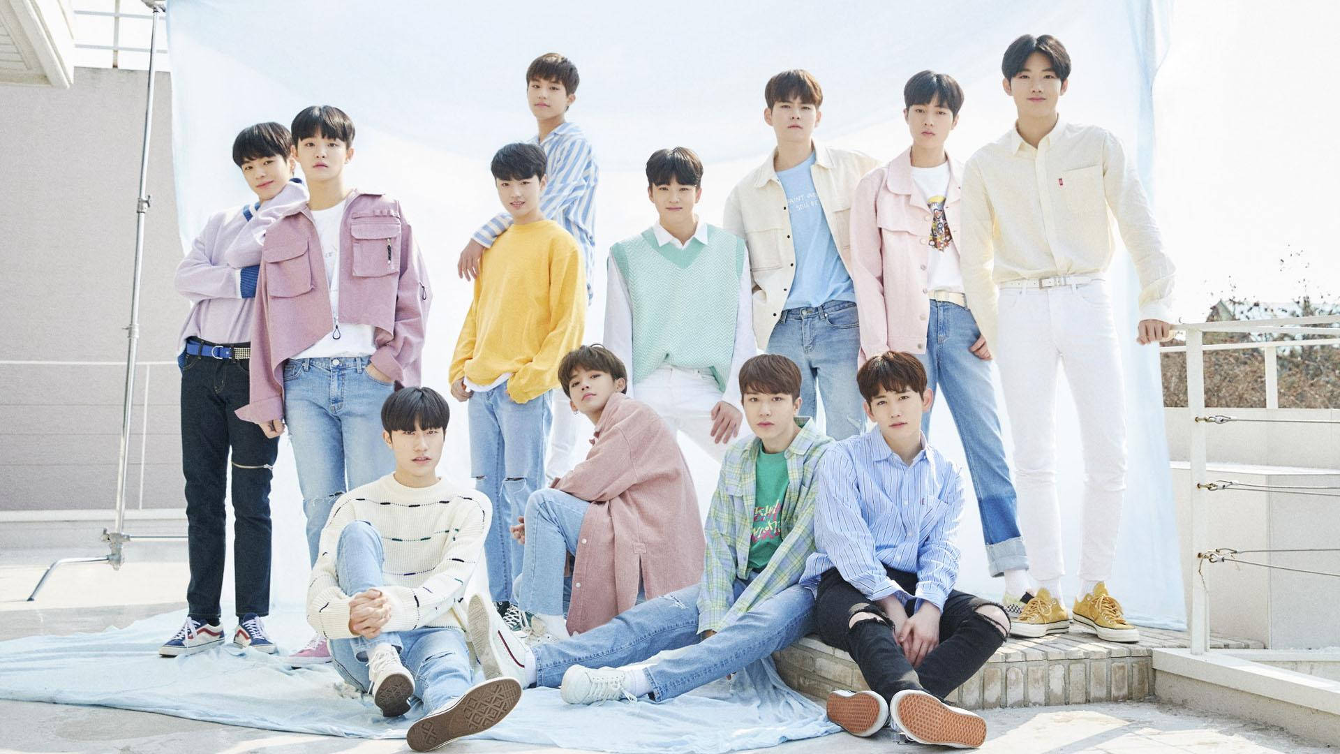 Treasure, rooftop, pastel outfits, Full HD Desktop Wallpaper