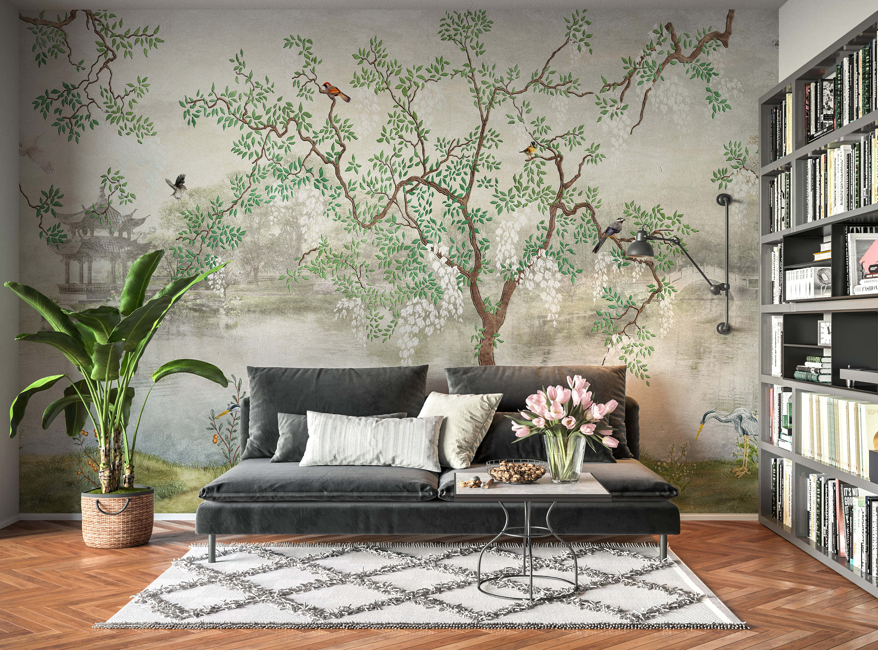cool japanese tree, 3000 x 2222, blossoming tree, 2K Desktop Wallpaper