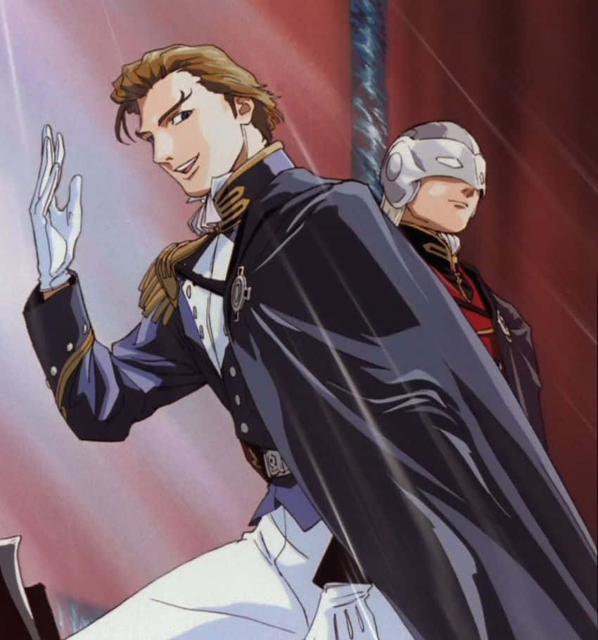 Treize Khushrenada, commanding attire, military uniforms, SD Phone Wallpaper
