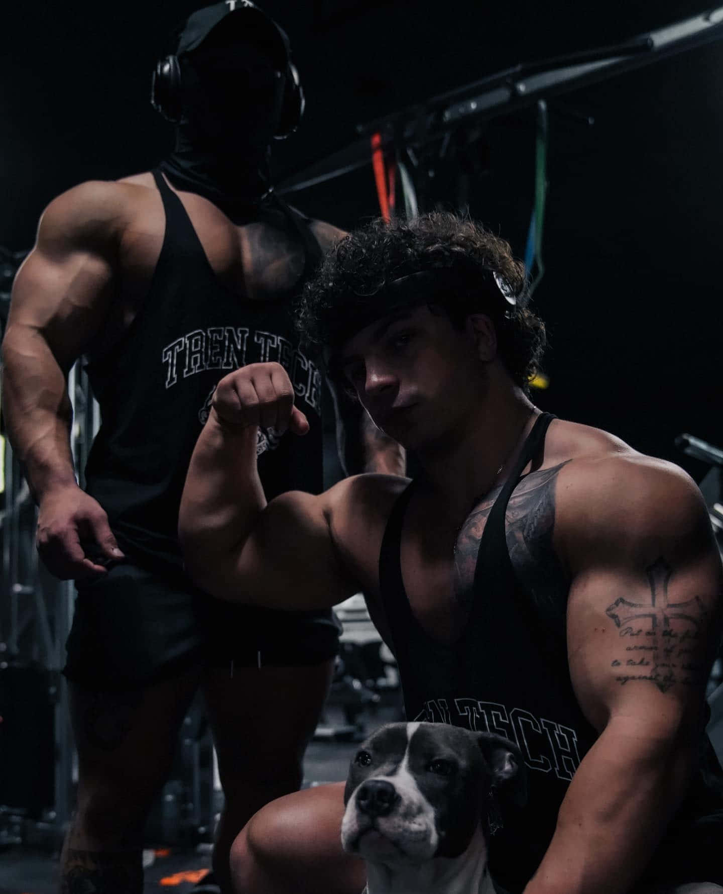 Tren Twins, gym, flexing, HD Phone Wallpaper