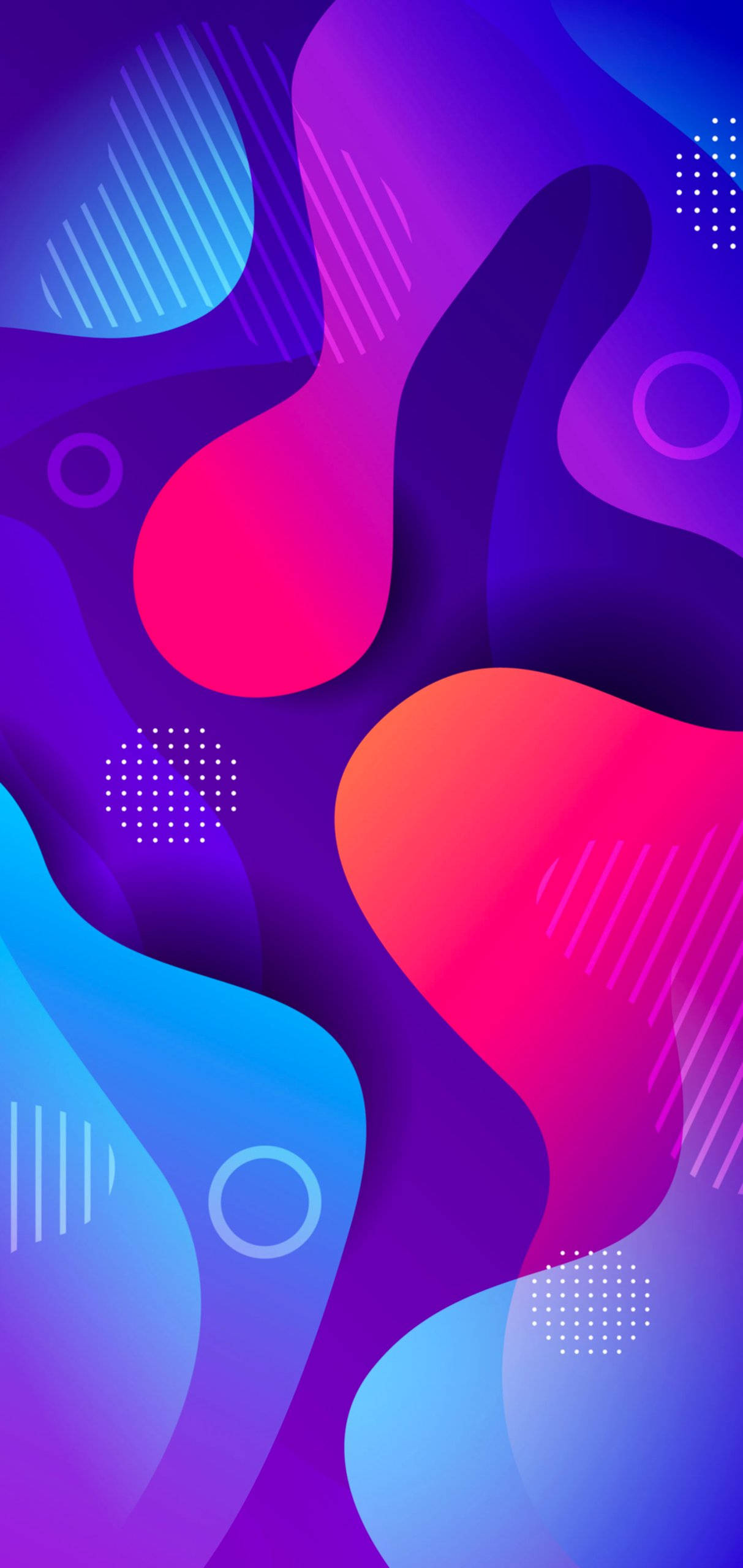 electric pink, blue, purple, 2K Phone Wallpaper