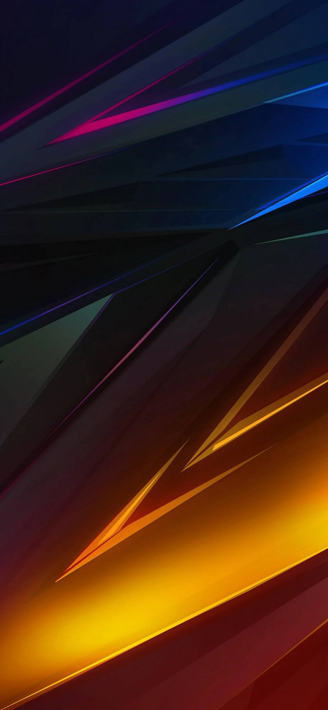 neon pink, blue, gold, 2K Phone Wallpaper