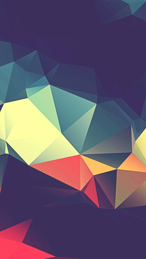 abstract, iPhone, polygons, SD Phone Wallpaper