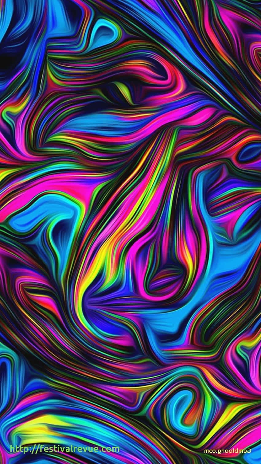 Graphic iPhone, neon colors, psychedelic patterns, HD Phone Wallpaper