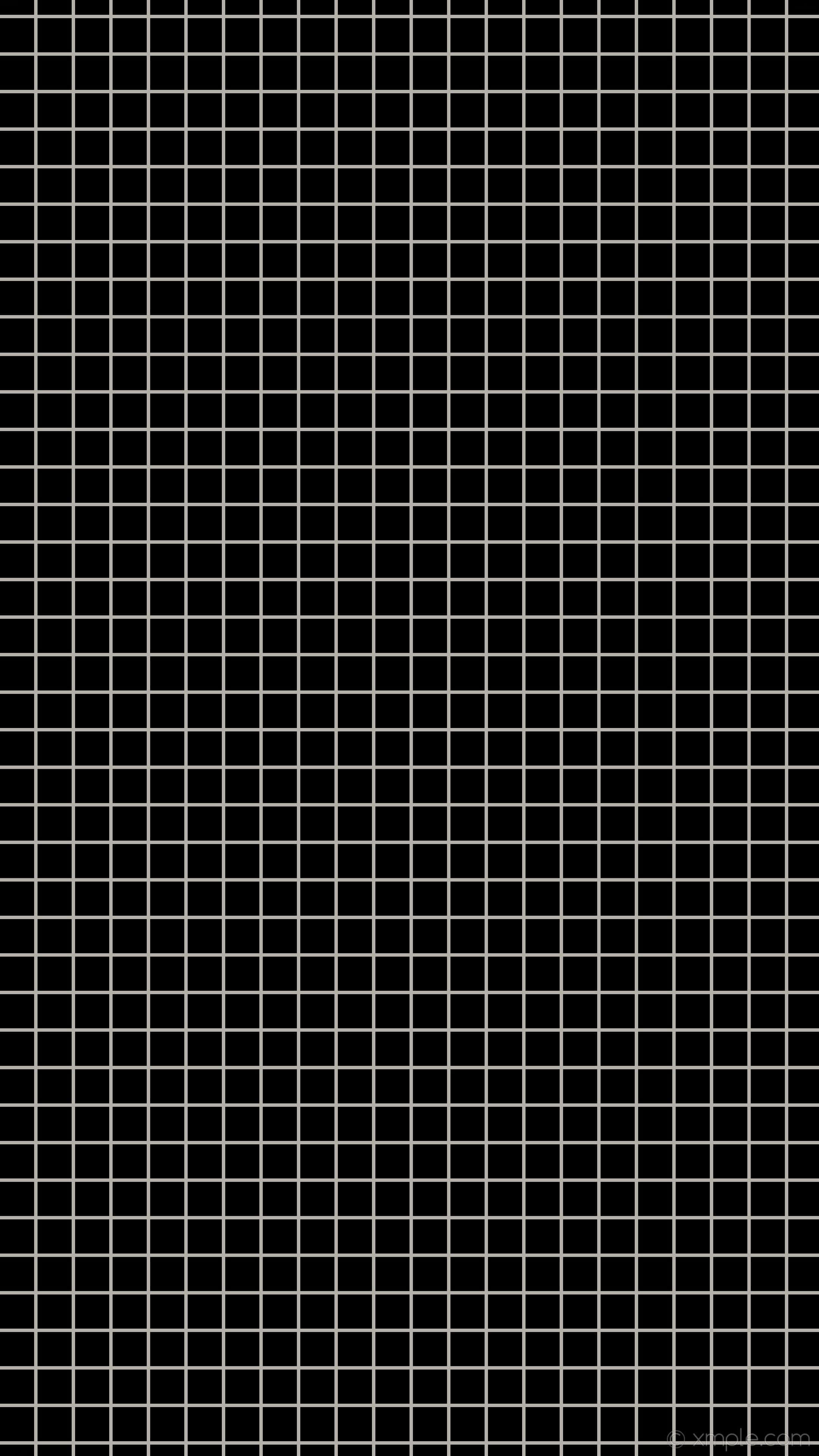 iPhone, black background, white grid pattern, 4K Phone Wallpaper