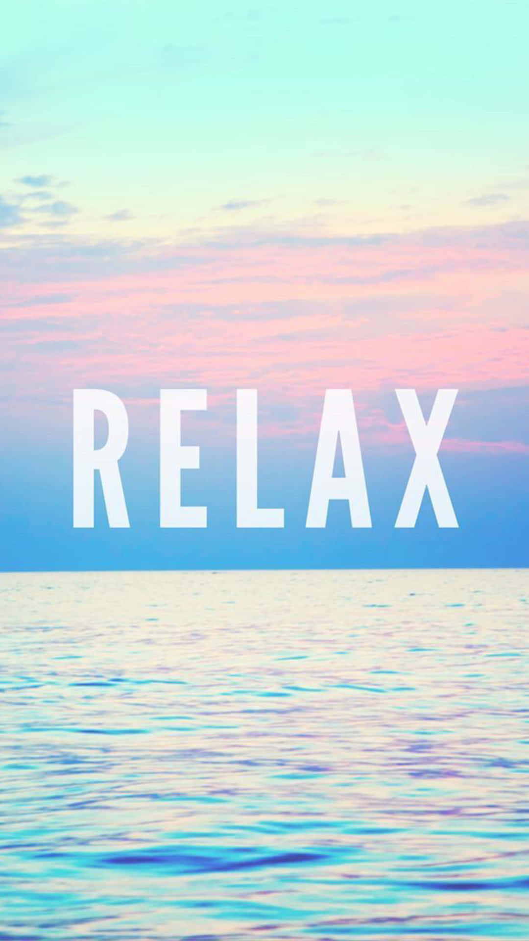 blue sky, pastel pink and blue skies, calm water, Full HD Phone Wallpaper