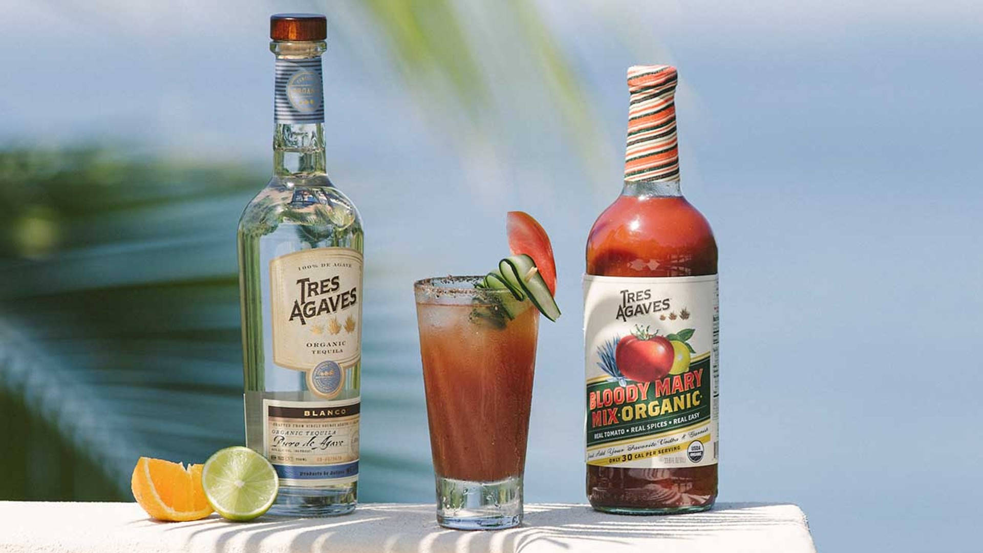 Tres Agaves, Bloody Mary Margarita Mix, organic, Full HD Desktop Wallpaper
