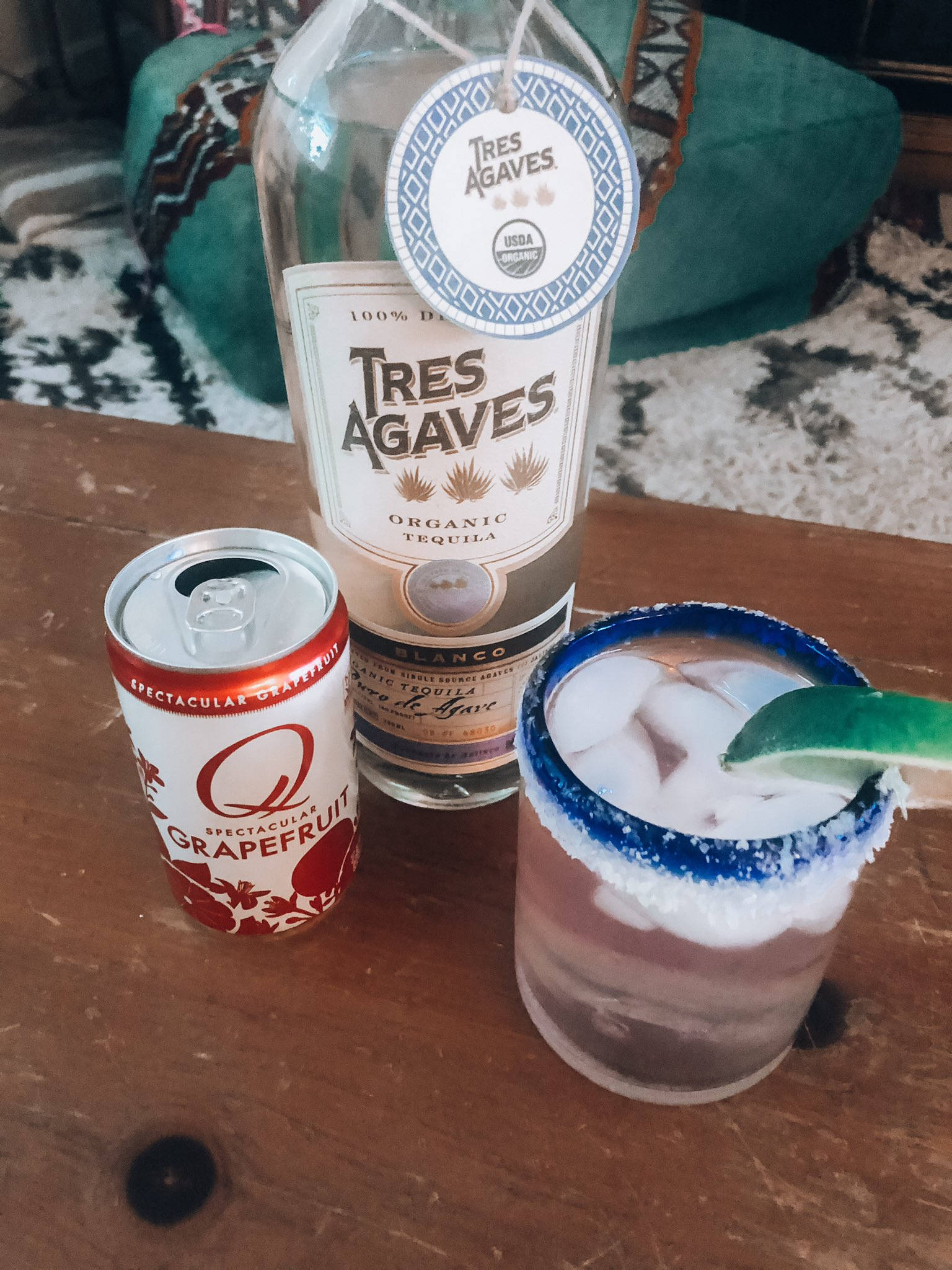 Tres Agaves, blanco tequila, splendid grapefruit, Full HD Phone Wallpaper