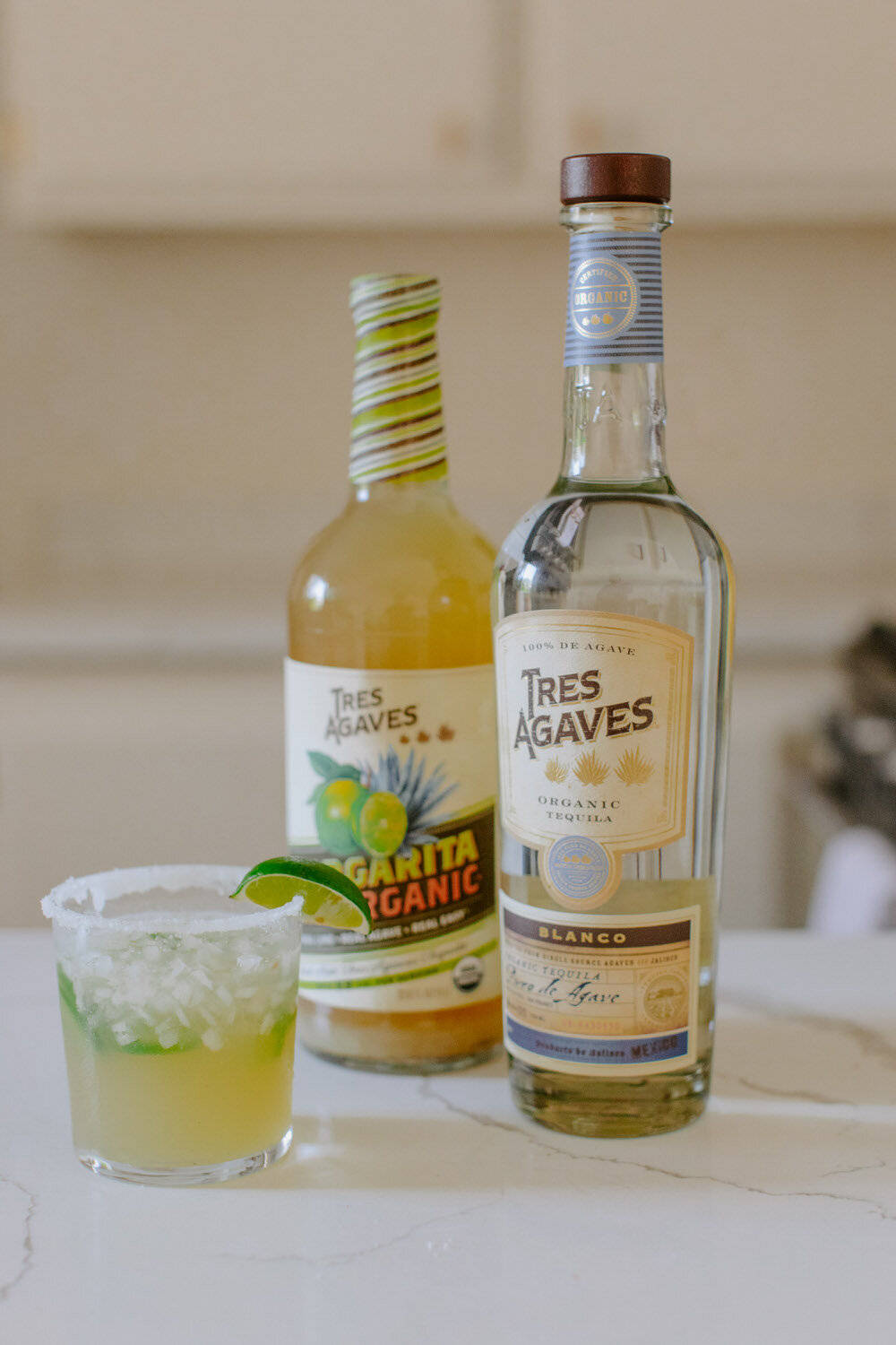 Tres Agaves, organic margarita, blanco tequila, HD Phone Wallpaper