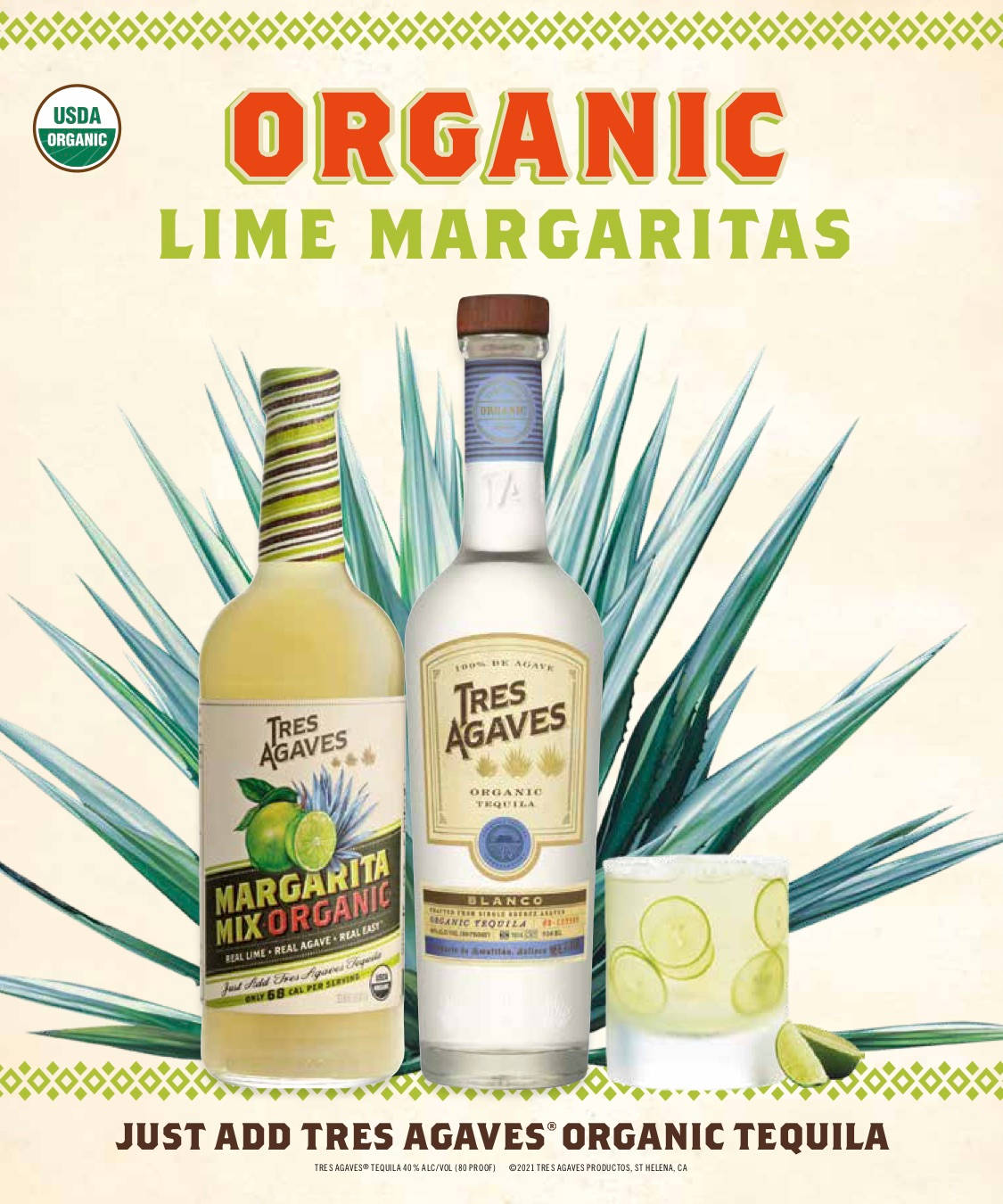 Tres Agaves, organic lime margaritas, agave plants, HD Phone Wallpaper