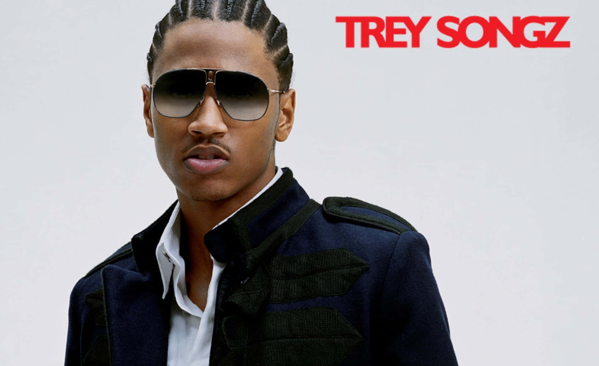 Trey Songz, aviator sunglasses, dark jacket, HD Desktop Wallpaper